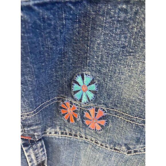 Route 66 size 7/8 jr. Denim overall shorts - Picture 5 of 7